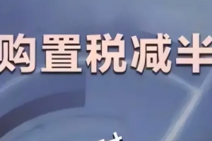 購置稅減免政策2022 上次持續(xù)到2022年年底（屬于減半征收購置稅）