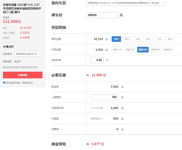 依維柯4米2廂式貨車報價，依維柯得意報價僅10萬起