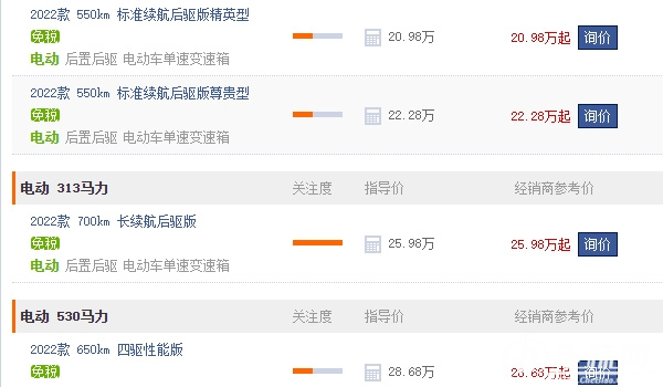 比亞迪海豹純電動2022款價格 比亞迪海豹純電動2022款售價20.98萬元